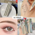 Ultra-thin Waterproof Liquid Eyeliner Korean Makeup Quick Dry Smooth Eye Liner Long Last Lower Eyelash Pen Cosmetics. 