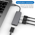 Usb 3.0 Hub Type C To Hdmi Splitter For Macbook Pro 13 Air M1 M2 Adapter Lap Computer Accessories Mac Mini Dock Station.