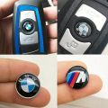 【Wireless】 Ready Stock BMW F30 F10 E36 E39 E46 E60 E90 M3 M5 M6 MSport 11mm KEY FOB REMOTE BADGE LOGO STICKER BMW Key Emblem Accessories. 