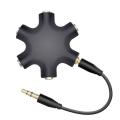 3.5mm 1 to 5 Stereo Audio Headphone Splitter Adapter Converter. 