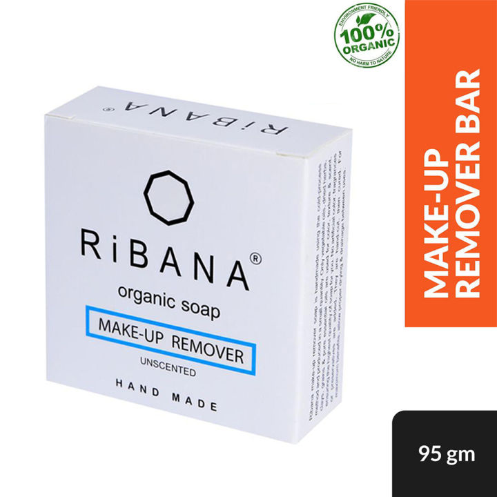 Ribana Organic Makeup Remover Beauty Soap Bar- 100 gm