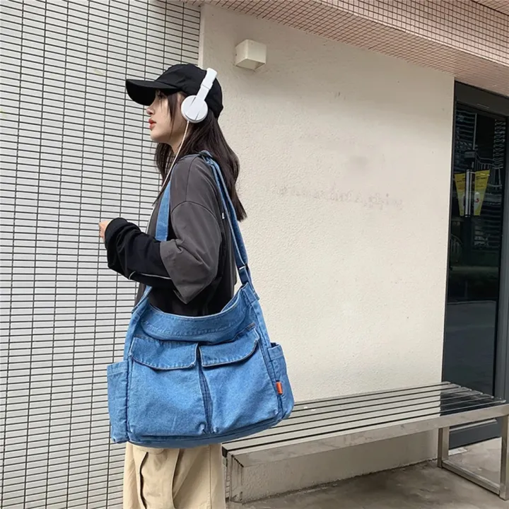 Denim%20Crossbody%20Bags%20for%20Women%20Japanese%20Style%20Unisex%20Casual%20Pocket%20Books%20School%20Bag%20for%20Students%20Shoulder%20Bags%20Large%20Jeans%20Bag%20-%20Image%203