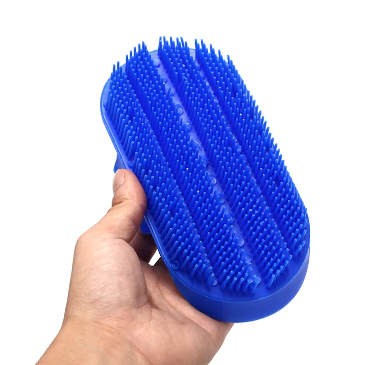 JAY%20Plastic%20Curry%20Comb%20Adjustable%20Strap%20Horse%20Pony%20Care%20Grooming%20Scraper%20Brush%20Clean%20-%20Image%208