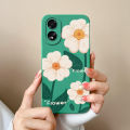 Case For Oppo A18 A38 4G Cover With Camera Protection Cool Astronaut Liquid Silicone Soft Back Covers For Oppo A 38 A 18 Housing. 