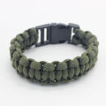 Parachute Cord Survival Bracelet with Emergency Hiking Paracord Bracelet Buckle Kit Rope Wristband. 