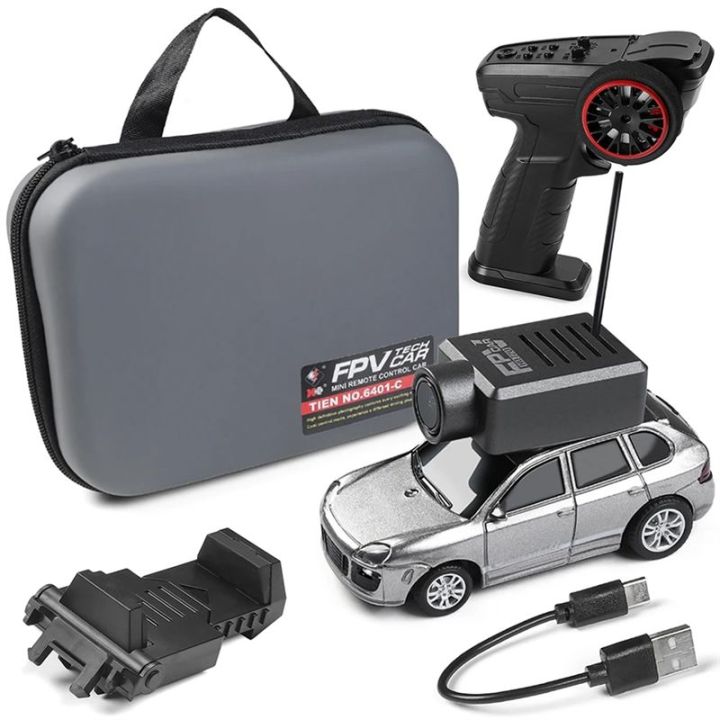 FPV RC Car 6401 1:64 Scale with 720P Camera APP Control 2.4G Remote FPV VTX Mini Racing Kit