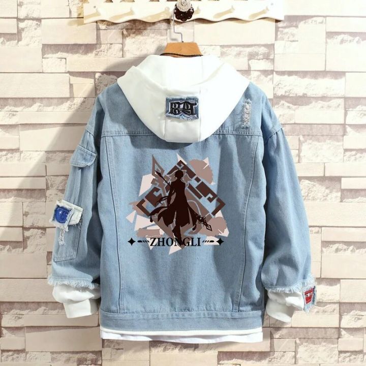2022%20NEW%20Game%20Genshin%20Impact%20Cool%20Denim%20Jacket%20Harajuku%20XIAO%20Zhongli%20HUTAO%20With%20Hoodies%20Women/men%20Hoodies%20For%20men/women%20-%20Image%202