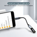CASIFY G1 OTG Type C Otg USB 3.1 Otg Super Fast Type C OTG Black 20CM USB C to USB 3.0 OTG Adapter USB Type-C OTG Data Cable Connector Type C otg Cable.
