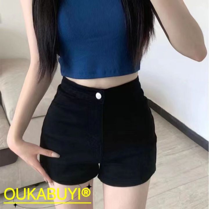 OUKABUYIPure%20Want%20Stretch%20Denim%20Shorts%20Women's%20Hot%20Pants%20for%20Hot%20Girls%20Summer%20New%20Outdoor%20High%20Waist%20Big%20Long%20Legs%20-%20Image%209