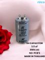 Ceiling Fan Capacitor Model=SH 3.5uf =350 V.AC Made In Thailand Capacitor=3.5 UF. 
