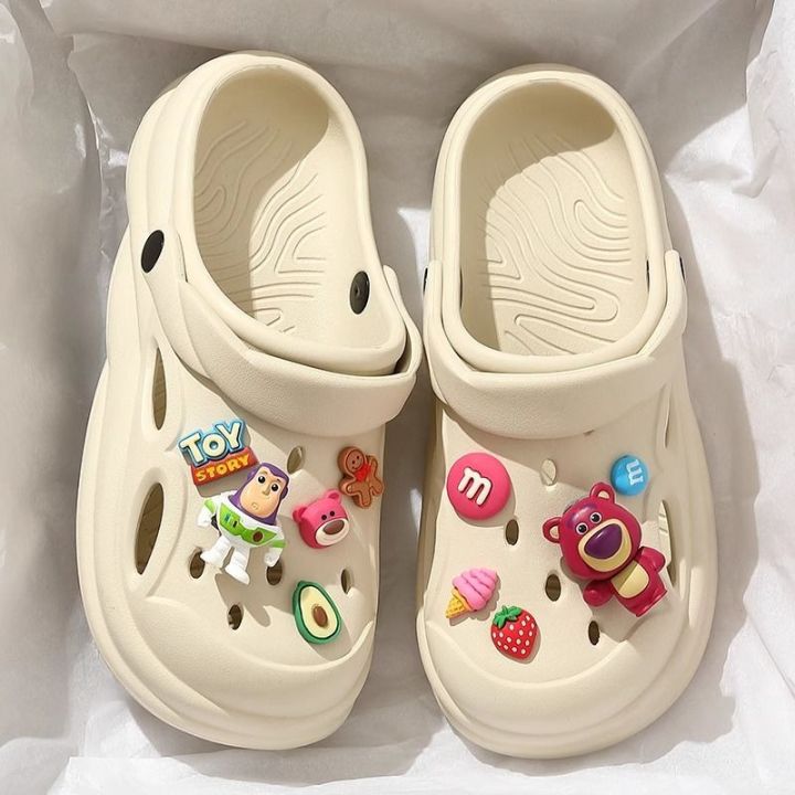 Pregnant%20Women's%20Hole%20Shoes%20Women's%20Summer%20Outdoor%20Wear%202024%20New%20Super%20Soft%20Beach%20Shoes%20Closed%20Toe%20Sandals%20for%20Men%20-%20Image%202