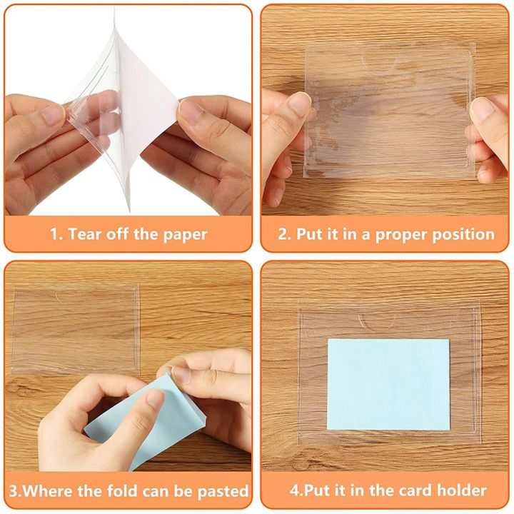 36Pcs%20Self-Adhesive%20Label%20Card%20Holder%20Index%20Pockets%20Holder%206X8.5cm%20-%20Image%207