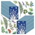 Cyanotype Paper, 30 Pcs A5 Sun Print Paper Kit, High Sensitivity Sun Print Nature Printing Paper Solar Drawing Pape. 