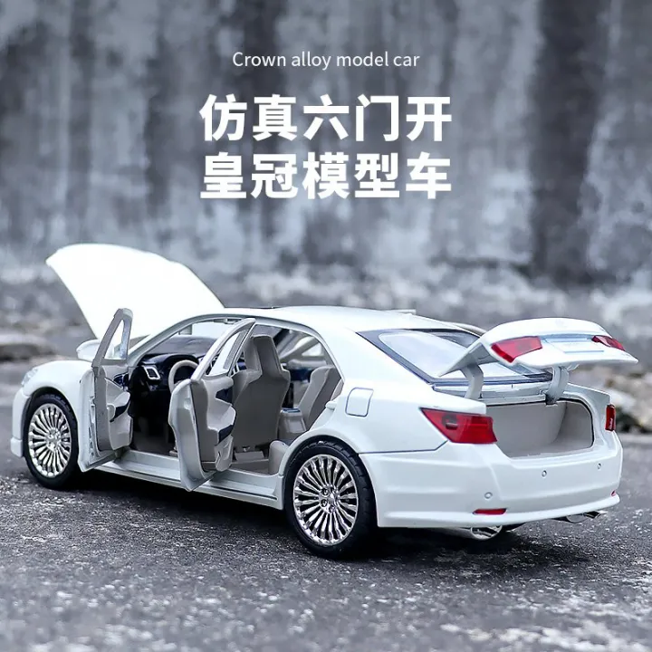1:24%20Toyota%20Crown%20Diecast%20Alloy%20Car%20XLG%206%20Open%20Premium%20Model%20Vehicle%20Metal%20Toy%20Model%20Pull%20back%20Sound%20Light%20-%20Image%208