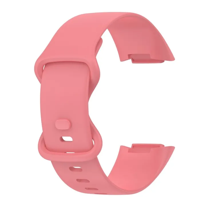 For%20Fitbit%20Charge%206%20Solid%20Color%20Butterfly%20Buckle%20Silicone%20Watch%20Band%20L%20Size%20-%20Image%203
