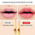 Nourishing Color Changing Lip Balm Fruit Lip Moisturizer Color Changing Lipstick Natural Chapstick Balm Lip Care Cosmetics.