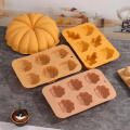 Halloween Pumpkin Silicone Cake Mold for Chocolate Mousse Jelly Dessert Bakeware Pan Soap Mold Thanksgiving Day Decorating Tools. 