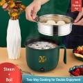 18cm Electric Mini Cooker Steam & Boil Cooking Pot. Instant Noodles Steamboat Pot Easy Cooking Pot.. 