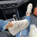 Platform White Shoes Woman Sneakers Fashion Ladies Trainers Baskets Femme Casual Chunky Sneakers Woman Big Size 43 Moonlight Shines.