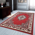 Turkish Style Multi-Color Carpet with Random Design, Available in 4ft and 6ft Sizes, Red and Maroon. 