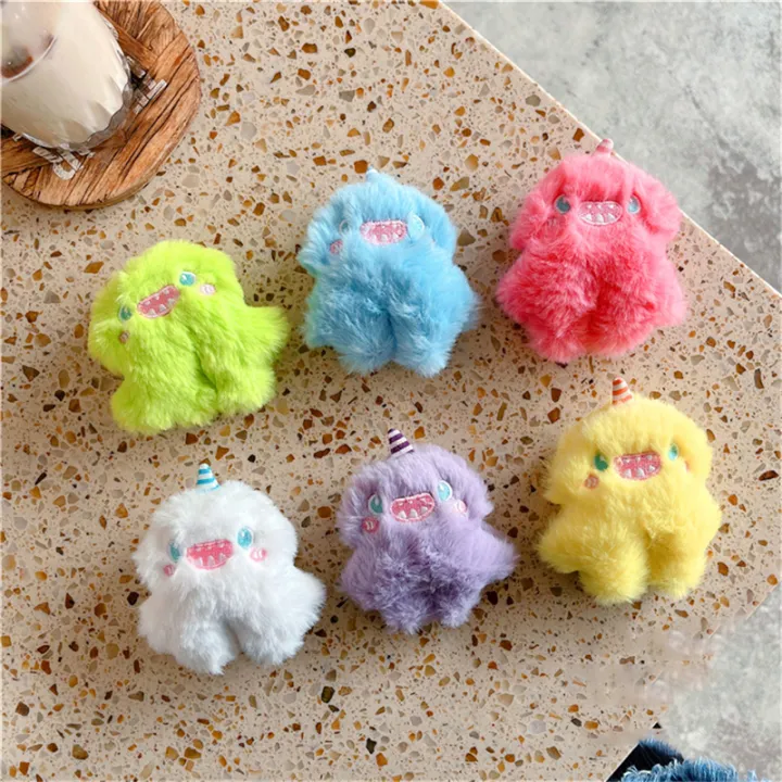 Ins%20Cute%203D%20Fuzzy%20Plush%20Monster%20Bracket%20Phone%20Grip%20Tok%20Griptok%20Korea%20Holder%20Ring%20For%20iPhone%2014%2013%20Accessories%20Phone%20Stand%20Holder%20-%20Image%202