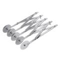 Individual 5-Wheel Pastry Cutter Pizza Cutter Multi Wheel Dough Cutters Expandable Pizza Slicer Baking Cutter Roller Pastry Knife Exquisite Product. 