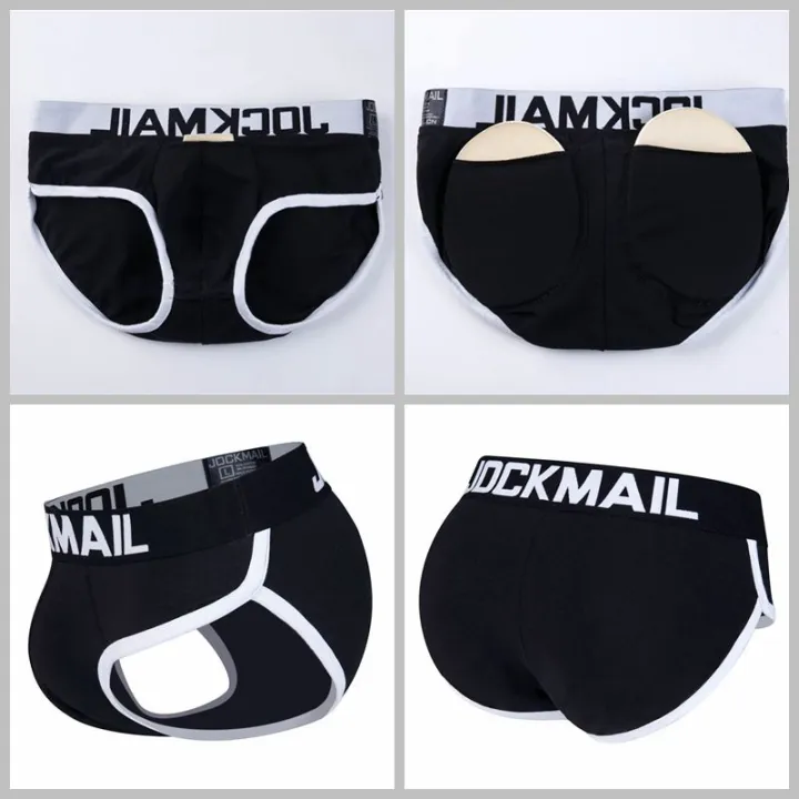 JOCKMAIL%20Brand%20Enhancing%20Mens%20Underwear%20Briefs%20Bulge%20Gay%20pad%20Front%20+%20Back%20Magic%20buttocks%20Double%20Removable%20Push%20Up%20Cup%20-%20Image%208