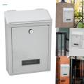Wall Mounted Mailbox Lockable Metal Mail Box for Outdoor Office. 