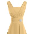 New In Summer Dresses For Women Elegant Formal Wedding Bridesmaid High-waist Party Ball Prom Gown Cocktail Dress robe femme été.