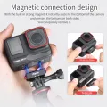 Ulanzi IN01 IN03 Magnetic Quick Release Mount Kit for Insta360 X4 / X3 / ONE X2 /X with 1/4 Screw Gopro Action Camera Interface. 