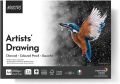 BRUSTRO Artist Drawing Glued Pad, 200 Gsm, A4-24 Sheets.