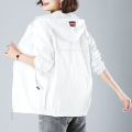 Short Sun Protection Clothing Women2022New Korean Style Western Style Hooded Sun-Protective Clothing Casual Loose All-Match Summer Coat Fashion【8Month6Day After】.