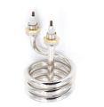 Water Heating Elements Immersion Tubular 2000Watt 3000Watt 220V Heater Element Spiral Stainless Heater Tube for Distilled Mechanical Perfection. 