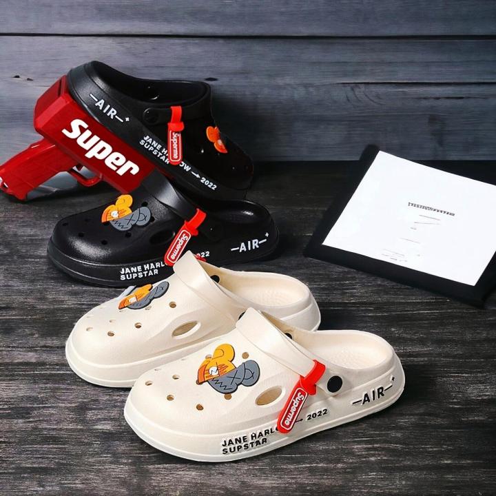 Beach Casual Breathable Crocs Style Men Sandals Kasut Selipar Lelaki