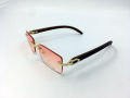 Custom Women Men New Wood Grain Color Buffalo Horn Shape Fashion Small Square Sun Shades Glasses Trendy Rimless Sunglasses 2021.