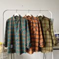 Men Flannel Plaid Shirt Long Sleeve Loose Hip Hop Street Mens Casual Shirts Pocket Male Soft Dress Shirt Plus Size Dropshipping.