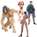 【selevn roind】15cm The Founding Titan Figurine Levi Ackerman Figure Attack on Titan Anime Figure Eren Jaeger Shingeki No Kyojin Model Toys. 