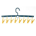 Multi-Function8Clothes Hanger Student Clothes Hanger Underwear Socks Household Hangers Plastic Clothes Hanger Drying Windproof. 
