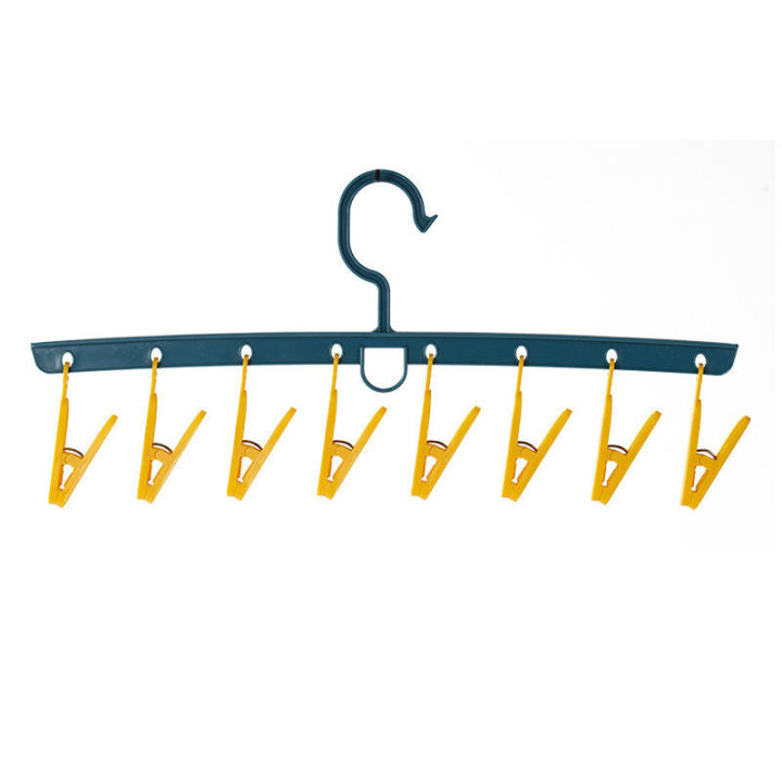 Multi-Function8Clothes%20Hanger%20Student%20Clothes%20Hanger%20Underwear%20Socks%20Household%20Hangers%20Plastic%20Clothes%20Hanger%20Drying%20Windproof%20-%20Image%203