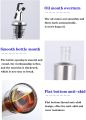 500 ml  Oil Dispenser Bottle, Oil Bottle Sauce Bottle With Premium Stainless Steel cover, Glass body Oil and Vinegar Dispenser, Oil Dispenser Bottle for Kitchen. 