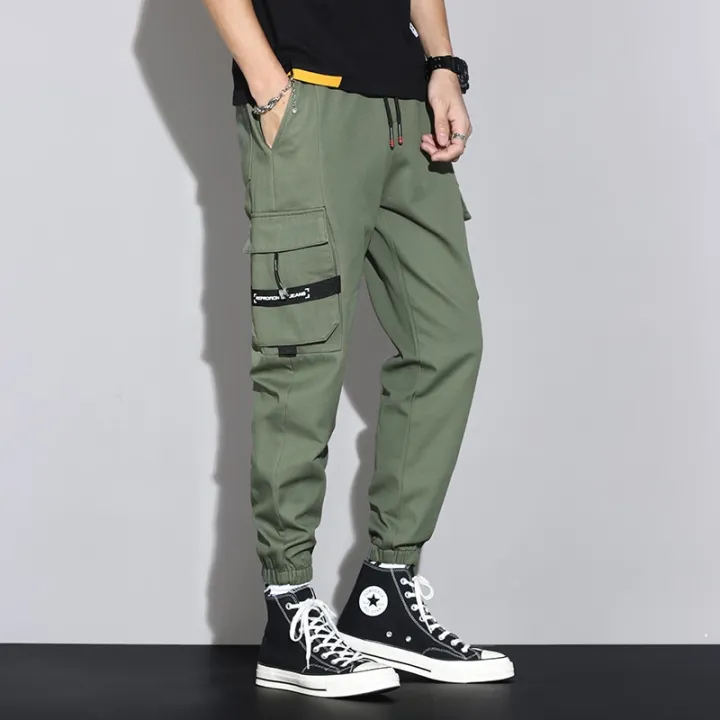Spring%20and%20Summer%20Big%20Men%20Trousers%20Knitted%20Sports%20Pants%20Men%20Pants%20Loose%20Korean%20Version%20of%20All-Match%20Overalls%20Trousers%20Men%20-%20Image%205