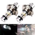 2 Pcs H4 9003 HB2 LED Motorcycle Headlight Bulbs HID Hi&Low Beam 6500K White Power. 