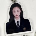 Kpop Idol Blackpink JISOO JENNIE ROSÉ LISA Acrylic Key Ring Double Sided Printing Keychains Pendant.