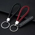 Anti-Lost Car Key Pendant Split Rings Keychain Phone Number Card Keyring Auto Vehicle Key Chain Car Accessoriesa. 