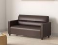 3 Seater Sofa for Living Room, Home, Guest Room Three Seater Luxury Sofa Set for Office Waiting Area, Leather Straight Sofa.  High-Density Foam and Space-Saving Seating, Ideal for Home and Office Use. 