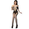 Women Sexy Lingerie Lace Hollow Fishnet Bodystockings Bodysuit Sleepwear.
