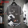 Jn Style Men's T-Shirt Fashion Streetwear 2022 Black  Hop T Shirt Men Tshirt Jnese Clothing Man M-5XL. 