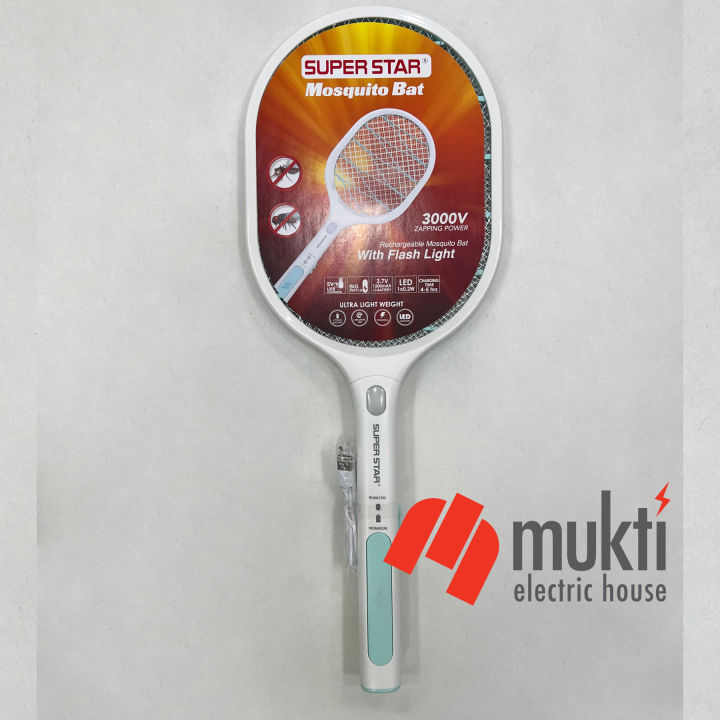 Super%20Star%20Premium%20Mosquito%20Bat%20Rechargeable%201200%20MaH%20Type%20C%20USB%20Charging%20Electric%20Swatter%20-%20Image%202