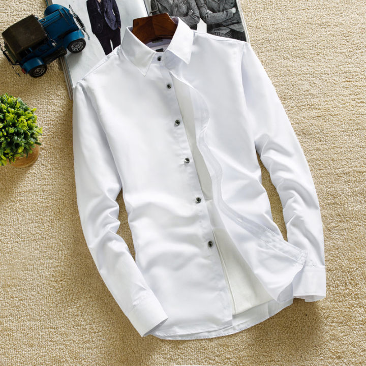 New%20Long%20Sleeve%20Casual%20White%20Shirt%20For%20Men%20-%20Image%202
