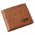 Jeep Brown Stylish High Quality Artificial Leather Wallet For Men - Wallet For Men.